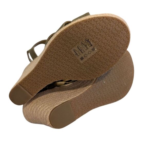 Michael Kors Green Wedge Sandals Size 8.5 Women's - Picture 8 of 9